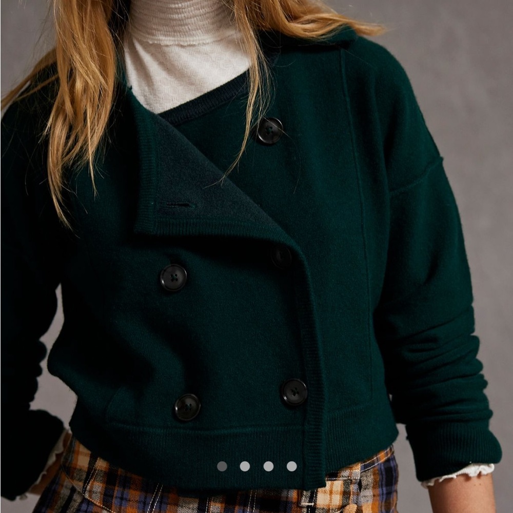 FREE PEOPLE MERRI WOOL & CASHMERE CARDIGAN